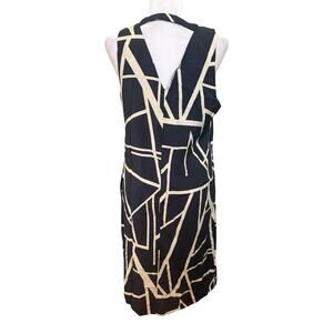 Banana Republic Gray/Cream Abstrast Pattern Shift Dress​